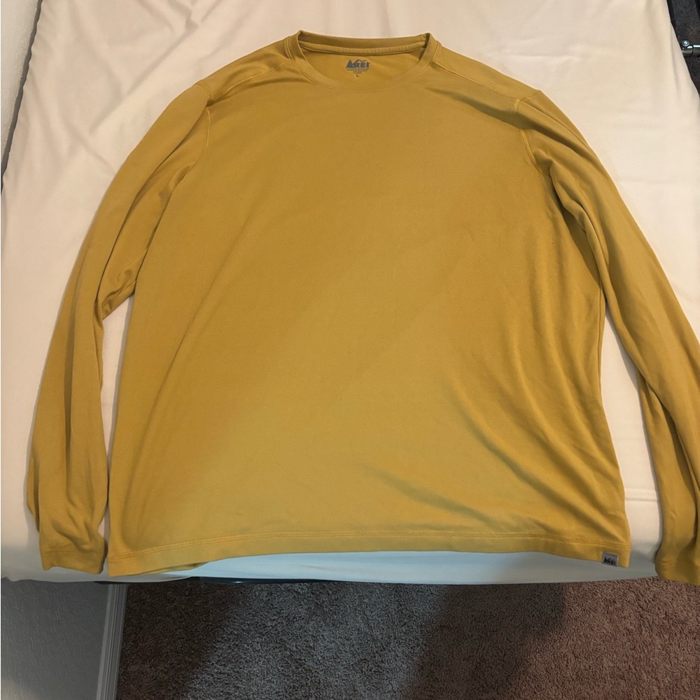 REI Mustard Long Sleeve Shirt for Men
